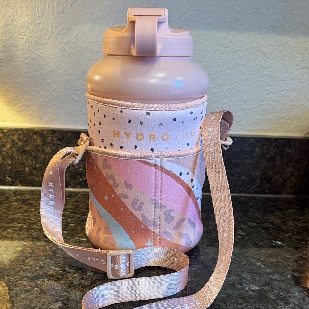 Holley Gabrielle HydroJug Pastel Pink Water Bottle Holder